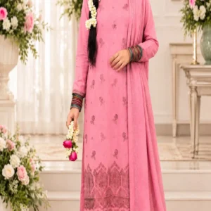 ChicZiba Bin Suhaib Maria Collection – Article 06 Embroidered Slub Lawn 3-Piece Suit