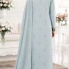 17 ChicZiba Bin Suhaib Maria Collection – Article 01 Embroidered Slub Lawn 3-Piece Suit (Ice Blue)