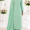 19 ChicZiba Bin Suhaib Maria Collection – Article 05 Embroidered Slub Lawn 3-Piece Suit (Mint Green)