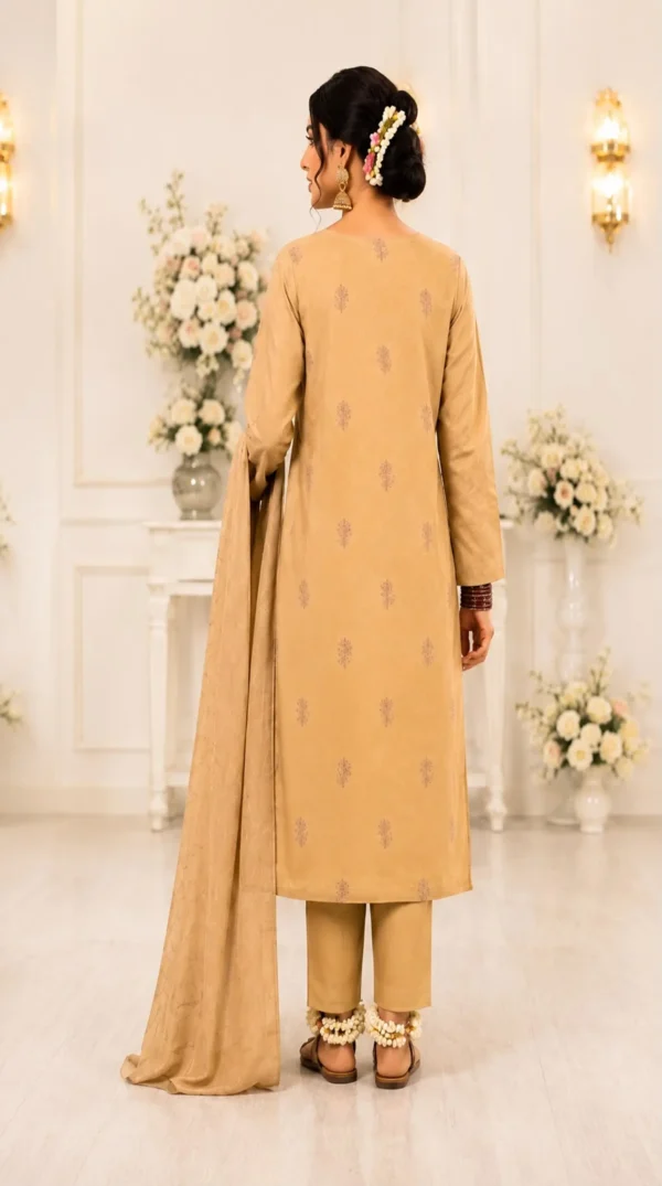 ChicZiba Bin Suhaib Maria Signature Collection – Article 08 Embroidered Slub Lawn 3-Piece Suit