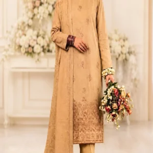 ChicZiba Bin Suhaib Maria Signature Collection – Article 08 Embroidered Slub Lawn 3-Piece Suit