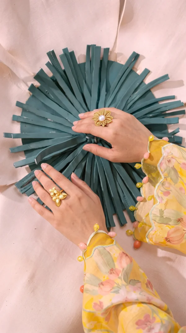 ChicZiba BLOOM Unstitched Lawn 3-Piece Suit – Vol 6624 (Yellow)