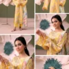 ChicZiba BLOOM Unstitched Lawn 3-Piece Suit – Vol 6624 (Yellow)
