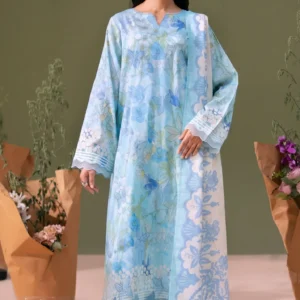 BLOOM 01-VOL-6619 CATALOGUE-11 - Copy (2) ChicZiba BLOOM Unstitched Lawn 3-Piece Suit – Vol 6625 (Ice Blue)