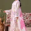 ChicZiba BLOOM Unstitched Lawn 3-Piece Suit – Vol 6629 (White & Pink Floral)