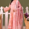 BLOOM 01-VOL-6619 CATALOGUE-4 - Copy ChicZiba BLOOM Unstitched Lawn 3-Piece Suit – Vol 6619 (Pink)