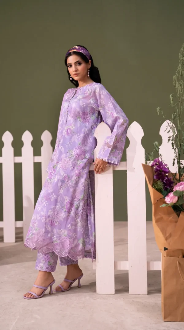 BLOOM 01-VOL-6619 CATALOGUE-6 - Copy ChicZiba BLOOM Unstitched Lawn 3-Piece Suit – Vol 6621 (Lilac/Lavender)