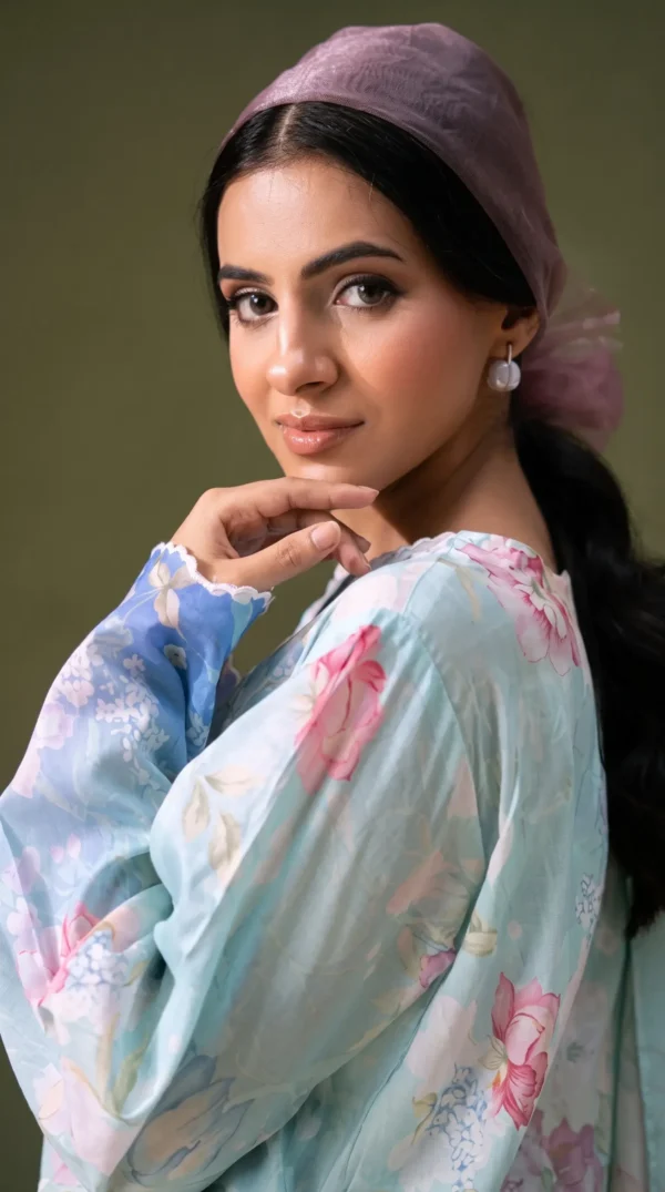 BLOOM 01-VOL-6619 CATALOGUE-9 - Copy ChicZiba BLOOM Unstitched Lawn 3-Piece Suit – Vol 6623 (Sky Blue)