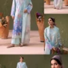 BLOOM 01-VOL-6619 CATALOGUE-9 ChicZiba BLOOM Unstitched Lawn 3-Piece Suit – Vol 6623 (Sky Blue)