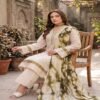 ChicZiba Kumash Luxury Embroidered Lawn 3-Piece Suit – Design 97, Vol 22