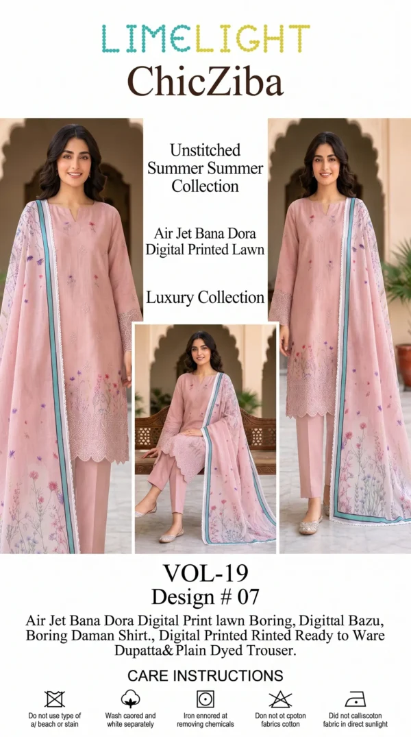 Edit_image_and_add_text_202608072150 LIMELIGHT by ChicZiba Unstitched Lawn 3-Piece Suit – Rosewood Bloom