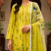 LIMELIGHT by ChicZiba Unstitched Lawn 3-Piece Suit – Meadow Glow