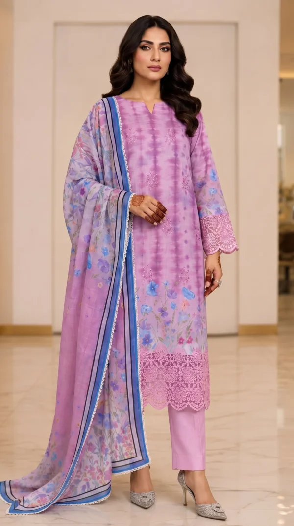 Make_new_8k_picture_2K_202608061547 (3) LIMELIGHT by ChicZiba Roha Collection Unstitched Lawn 3-Piece Suit – Vol 19, Design 02
