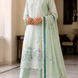 LIMELIGHT by ChicZiba Unstitched Lawn 3-Piece Suit – Vol 19, Design 03