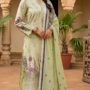 LIMELIGHT by ChicZiba Unstitched Lawn 3-Piece Suit – Vol 19, Design 05