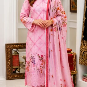LIMELIGHT by ChicZiba Unstitched Lawn 3-Piece Suit – Vol 19, Design 04