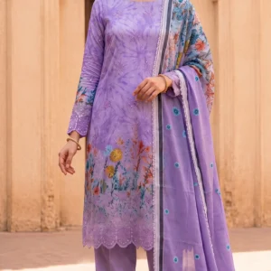 LIMELIGHT by ChicZiba Unstitched Lawn 3-Piece Suit – Vol 19, Design 09