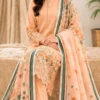 LIMELIGHT by ChicZiba Unstitched Lawn 3-Piece Suit – Peach Blossom