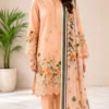 LIMELIGHT by ChicZiba Unstitched Lawn 3-Piece Suit – Peach Blossom