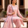 LIMELIGHT by ChicZiba Unstitched Lawn 3-Piece Suit – Blush Orchid