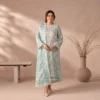 44 ChicZiba Flore Mint Green Floral Chikankari 3-Piece Suit