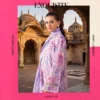 Royal Amethyst Printed Lawn Ensemble in lavender and deep violet tones