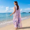 ChicZiba Lilac Whisper printed lawn suit styled outdoors