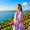 Lilac lawn suit with schiffli lace detailing – ChicZiba Bold Moments collection